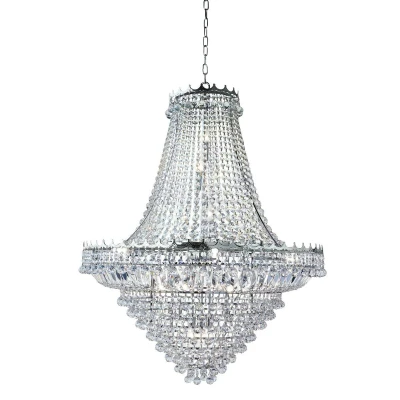 Image of Versailles 19 Light Chandelier Chrome Finish, E14