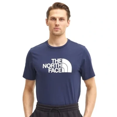 Image of The North Face Men&#039;s S/S Easy T Shirt, Summit Navy, XL