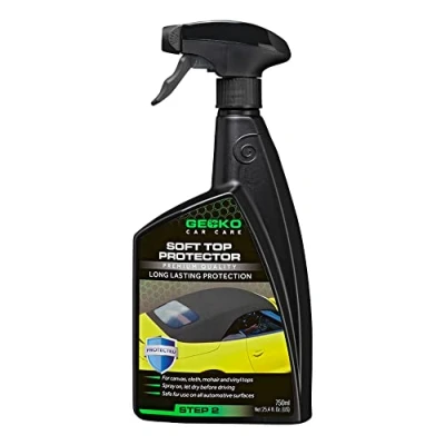 Image of Gecko Soft Top Protector Step 2 750ml, Black