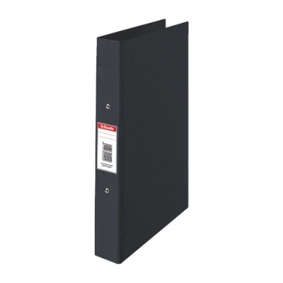 Image of Esselte 2 Ring Binder, PP, Holds up to 190 Sheets, 42 mm Spine, 50004 A4, Black