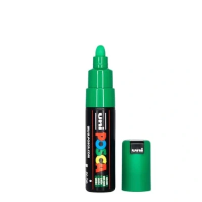 Image of Uni ball 181363 Posca Marker with Wide Bullet Tip Green