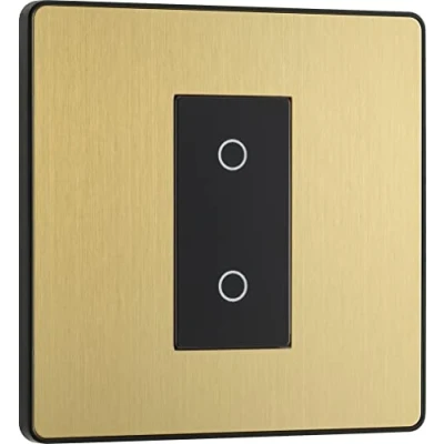 Image of BG Electrical Evolve Single Dimmer Switch, 2 Way Push On/Off