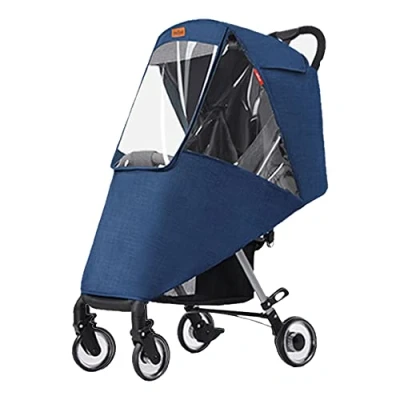 Image of DZOZO Pushchair Rain Cover Universal Stroller Raincover Pram Shield Waterproof Weather Wind Snow Protector Dust