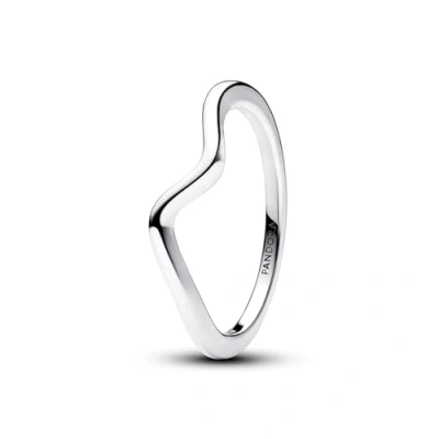 Image of Pandora Polished Wave Ring 52