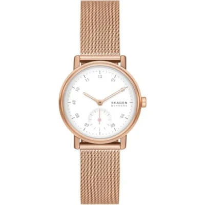 Image of Skagen Women Analog Quartz Watch with Stainless Steel Mesh Strap SKW3099