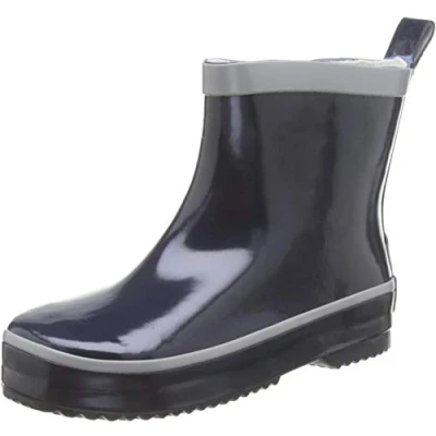 Image of Playshoes Boy&#039;s Unisex Kids Gummistiefel uni, Blau (Marine 11), 9 UK Child