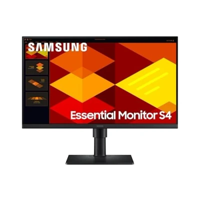 Image of Samsung LS24D406GAUXXU 24&quot; FullHD IPS Monitor with Speakers Height Adjust, 1920x1080p, Displayport, USB, HDMI, Eye Saver Mode