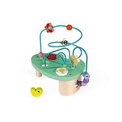 Image of Janod Caterpillar and Co Looping Wooden Early Learning Toy Educational Game Fine Motor Skills 12 Months J08253