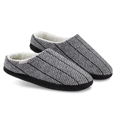 Image of DUNLOP Slippers for Men (11 UK, Black/White, numeric_11)