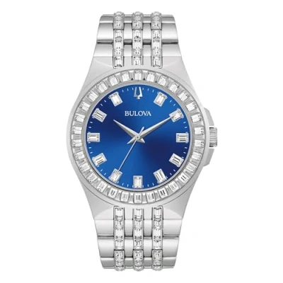 Image of Bulova Men&#039;s Analog Digital Quartz Watch with Stainless Steel Strap 96A254