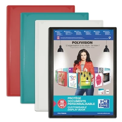 Image of Elba 100206234 Polyvision Customizable Document Holder 80 Polypropylene Opaque A4 Random Color