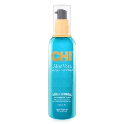 Image of CHI Aloe Vera, Culs Defined Hair Oil, 89 ml, White