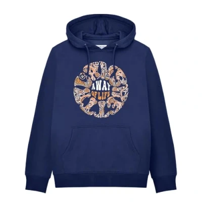 Image of Lambretta Mens Festival Pullover Hoody Sweatshirt Hoodie 4XL Navy