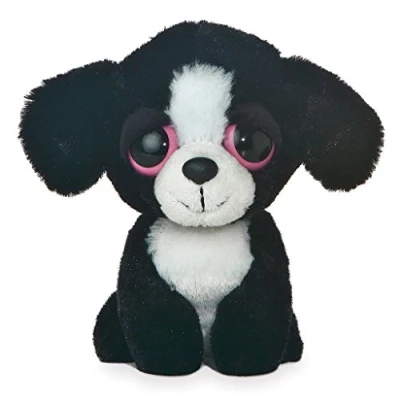 Image of Dreamy Eyes Plush Animal: BORDER COLLIE (12693)