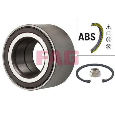 Image of 44300SMGG01, 44300SMGG01WB, 44300SNA951, 44300SNA951WB, 44300SNA952 Wheel bearing kit FAG 713 6270 40 Photo corresponds to scope of supply 78mm