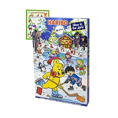Image of Haribo Glow in the Dark Advent Calendar 2021, 300g