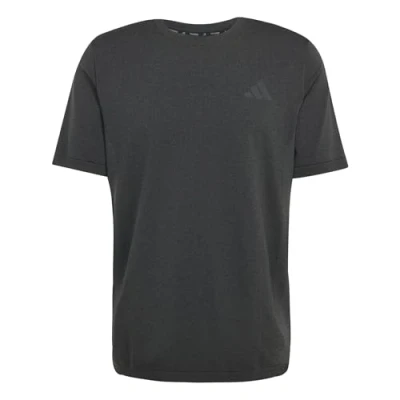Image of adidas Performance Train Essentials Structure Sports Tshirt, Men&#039;s, Size: Small, Olive strata/grey six
