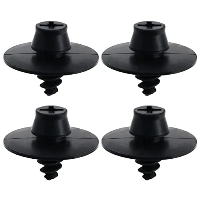 Image of ECSiNG 4Pcs Floor Mat Fastening Clips Replacement 3D0864812AB41 3D0864812A Compatible with Passat 2000 2005 New Beetle 1998 2010 Golf 1997