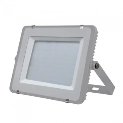 Image of V TAC 150 Waterproof Outdoor Security LED Floodlight with Samsung 1 metre wire Grey Body Glass IP65 6400K White 12000 lumens [Energy Class A+]