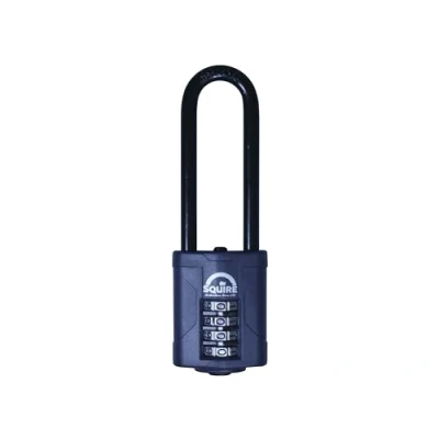Image of Squire CP40/2.5 Combination Padlock 4 Wheel 40mm Extra Long Shackle 63mm Boxed