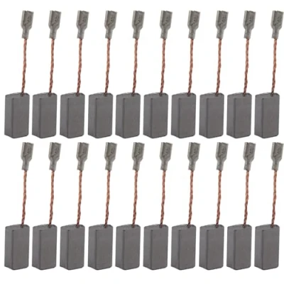 Image of 20Pcs Replaceable Conductive Carbon Brushes for Electric Motor Drill 100 5x8x16mm
