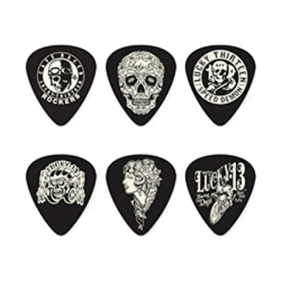 Image of Jim Dunlop L13CP.73 Lucky 13 Pick (Pack of 6)