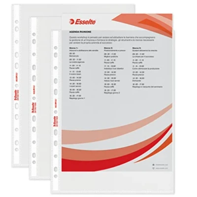 Image of Esselte 391007300 Envelope A Perforation, Transparent