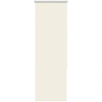 Image of vidaXL Roller Blind Blackout Off White 45x150 cm Fabric Width 40.7 Polyester