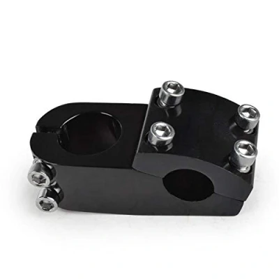 Image of SENQI MTB BMX DH FR Bike Downhill Stem 22.2x28.6x50mm Aluminum Alloy Bicycle Short Black/Silver Available