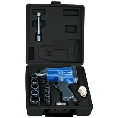Image of Scheppach Air Impact Wrench 1/2&#039;&#039; Square Drive, 312Nm Max Working Torque, Ergonomic and Lightweight 2 Year Warranty