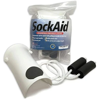 Image of RMS Deluxe Sock Aid Socks Helper with Foam Handles