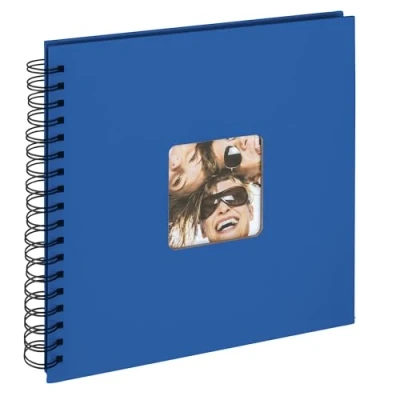 Image of walther design Fun SA 108 Z Spiral Photo Album, Royal Blue, 26 x 25 cm