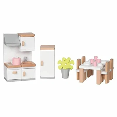Image of Goki Furniture for dolls Style, Kitchen Houses Accessories, Multicolor (51493)