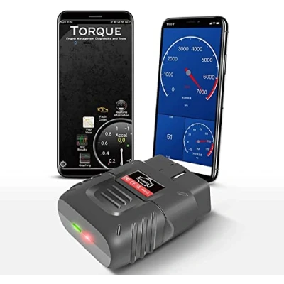 Image of AICARGER Wireless OBD2 Diagnostic Device Bluetooth, iOS &amp; Android Windows 3000 Code Database Suitable for Car, OOBD2 Adapter Fault Reader Scan with OBDII/EOBD Protocol