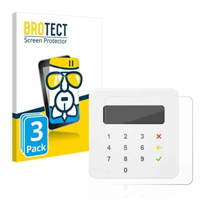 Image of brotect Glass Screen Protector Film compatible with SumUp Air (3 Pack) Foil 9H Protection [Scratch Resistant, High Clarity]