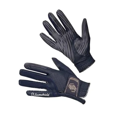 Image of Samshield Swaro Gloves Navy Rose Gold 7, Blue