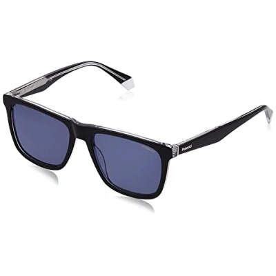 Image of Polaroid Men&#039;s PLD 2102/s/x Sunglasses, 7C5/C3 Black Crystl, One Size