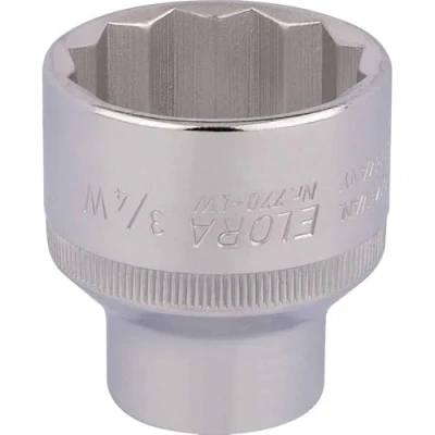Image of Elora Whitworth Bi Hexagon Socket, 1/2&quot; Sq. Dr., 3/4&quot;
