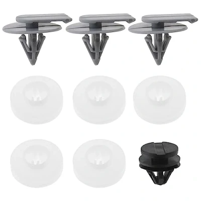 Image of ECSiNG 9PCS Rear Wheel Arch Trim Clips Compatible with Mini Copper R50 R52 R53 2001 2006 51137034022 07130702516 07132757821 Automotive Retaining Fasteners