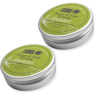 Image of Organic 30ML 100% Natural Dog Nose &amp; Paw Balm Protector For Dogs Moisturiser Moisturises And Conditions Relieves Dry Cracked Pads (30ML, 1)