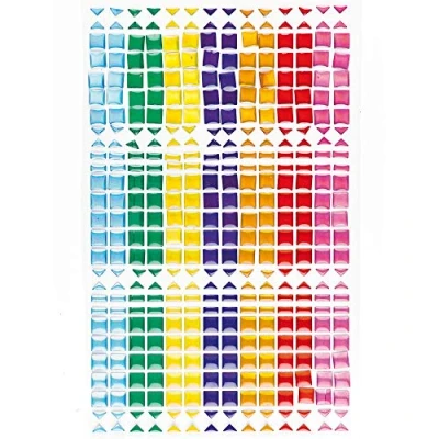 Image of Baker Ross EF584 Mosaic Stick On Stones (Pack of 375)