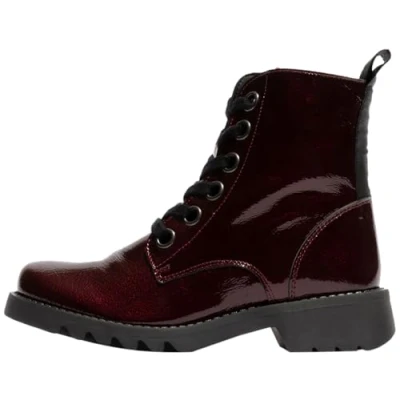 Image of Fly London Women&#039;s RAGI539FLY Ankle Boot, Burgundy, 8 UK