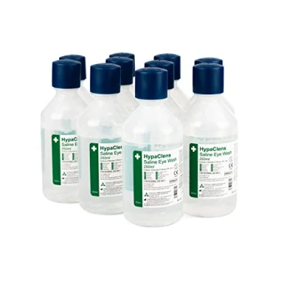 Image of Safety First Aid Group HypaClens Emergency Sterile Eye Wash Bottle (10 x 250ml)