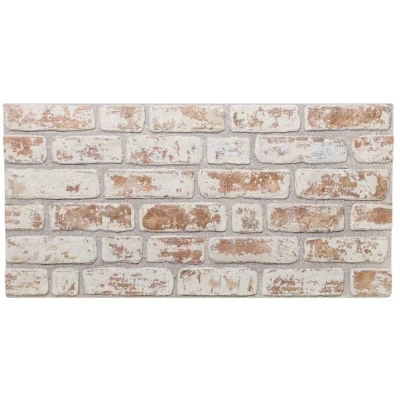 Image of vidaXL 3D Wall Panels 10 pcs Red and White 100x50 cm EPS