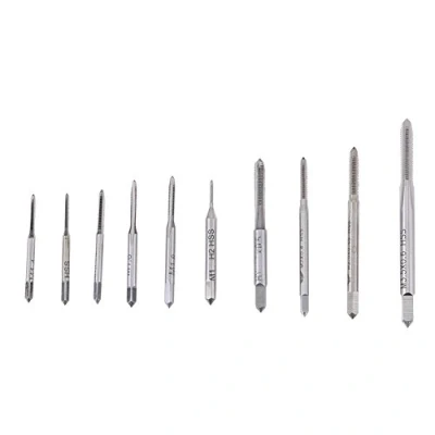 Image of Machine Hand Tap Set, Akozon 10pcs Mini M1 to M3.5 Thread Wire Tapping Threading Taps