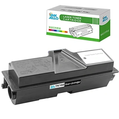 Image of InkJello Toner Cartridge For Printer, Compatibile with Kyocera ECOSYS P2035d FS 1120D 1120DN TK160 (Black, 1 Pack)