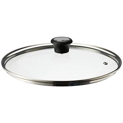 Image of Tefal Compatible Glass Lid, Steam Vent, 28 cm, Transparent, 28097712