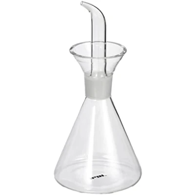 Image of Ibili Oil Cruet, Transparent/Silver, 17 x 8 cm