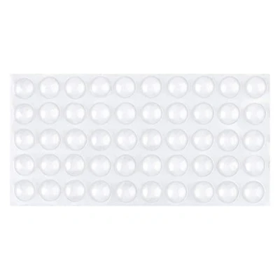Image of TUPARKA 50 Pcs Self Adhesive Rubber Feet Transparent Bumper Pads for Furniture Glass Tables Crafts Wall Protectors，6 x 2mm