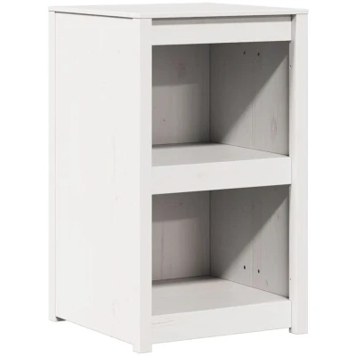 Image of vidaXL Outdoor Kitchen Cabinet White 55x55x92 cm Solid Wood Pine